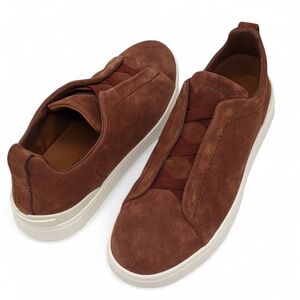 Brown Suede Men's Sneakers